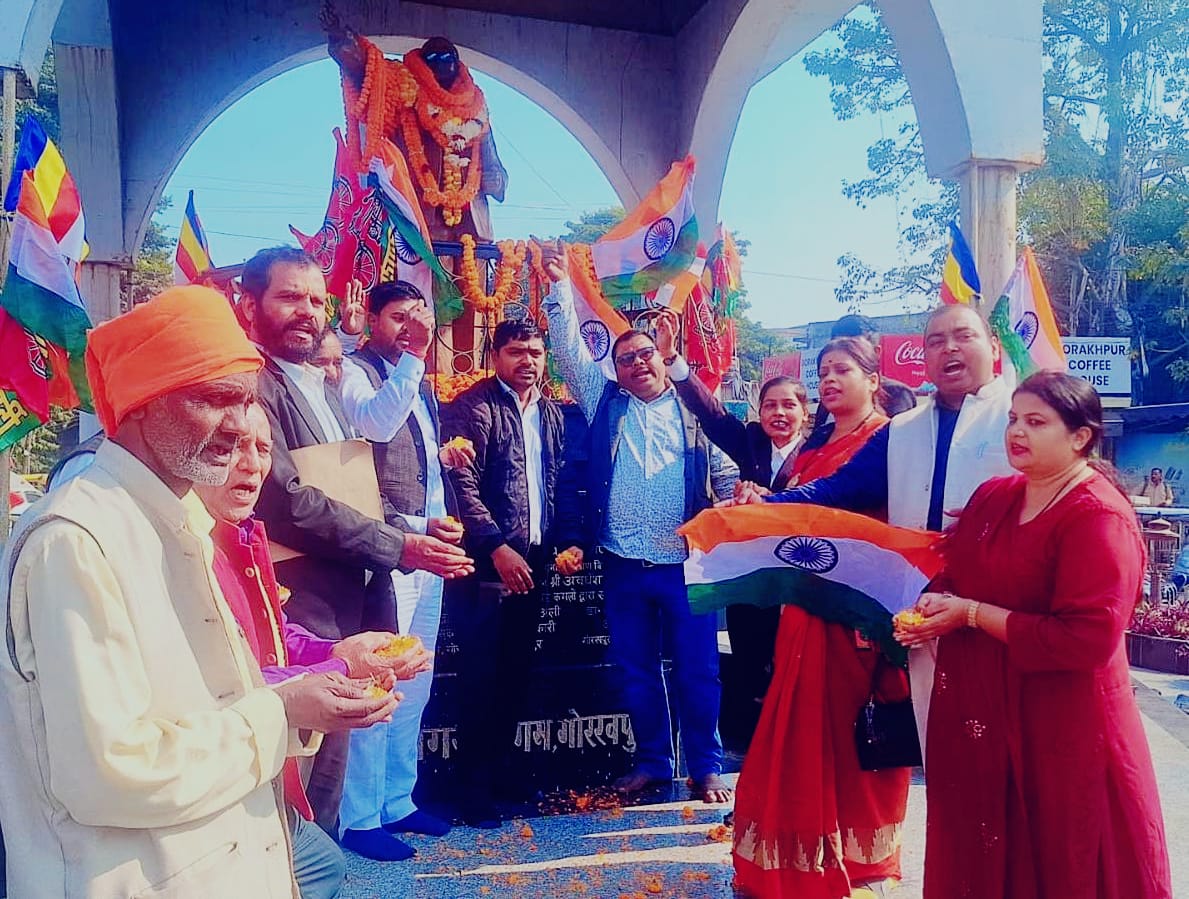 बाबा साहब के महापरिनिर्वाण दिवस पर भाजपा अनुसूचित मोर्चा ने अर्पित किए श्रद्धा-सुमन