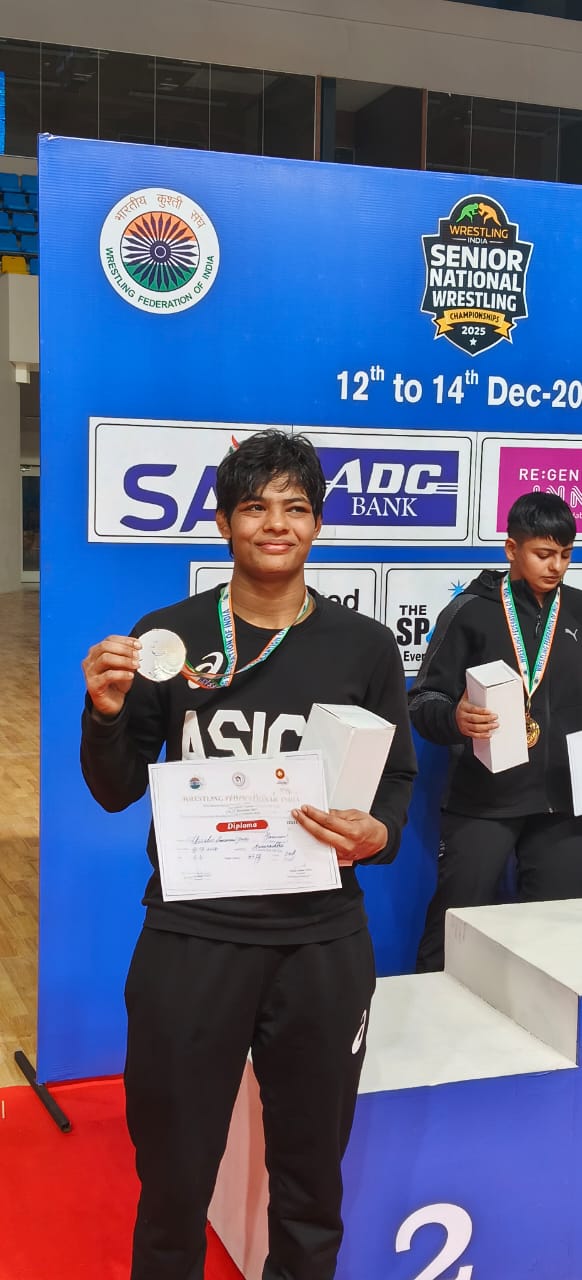 सीनियर नेशनल कुश्ती में पुष्पा यादव को रजत पदक, जिले का नाम रोशन