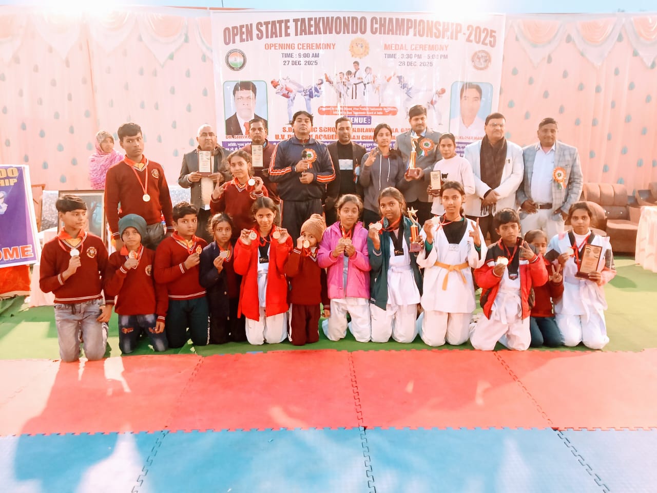 ओपन स्टेट ताइक्वांडो चैंपियनशिप का भव्य समापन