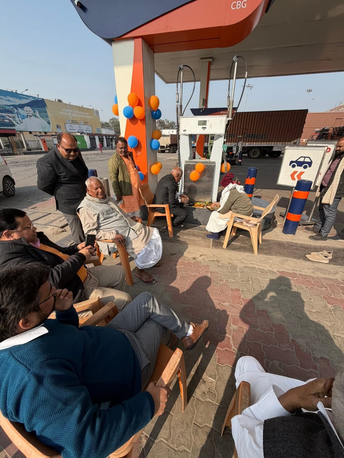 सोनबरसा में इंडियन ऑयल के सीएनजी पंप का शुभारंभ, वाहन चालकों को मिली बड़ी राहत