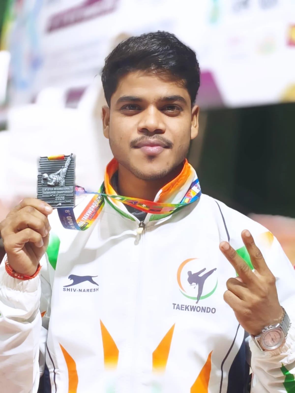 अंतरराष्ट्रीय ताइक्वांडो में गोरखपुर के अभिषेक का परचम, भारत को दिलाया रजत पदक