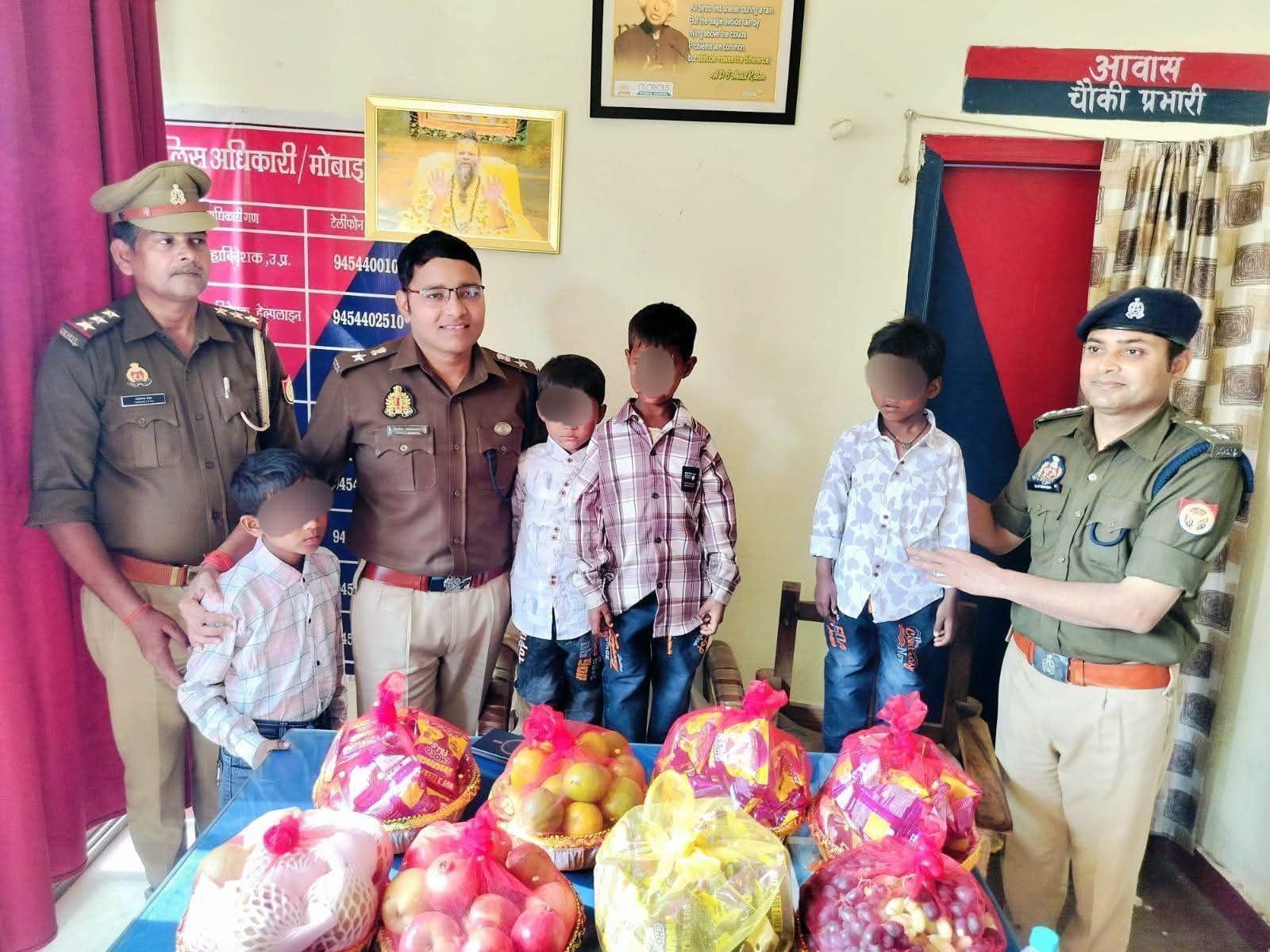 खोड़ारे थाना क्षेत्र के ढड़ुआ कुतुब जोत गांव में लापता चारो बच्चे सकुशल बरामद गांव में खुशी की लहर 