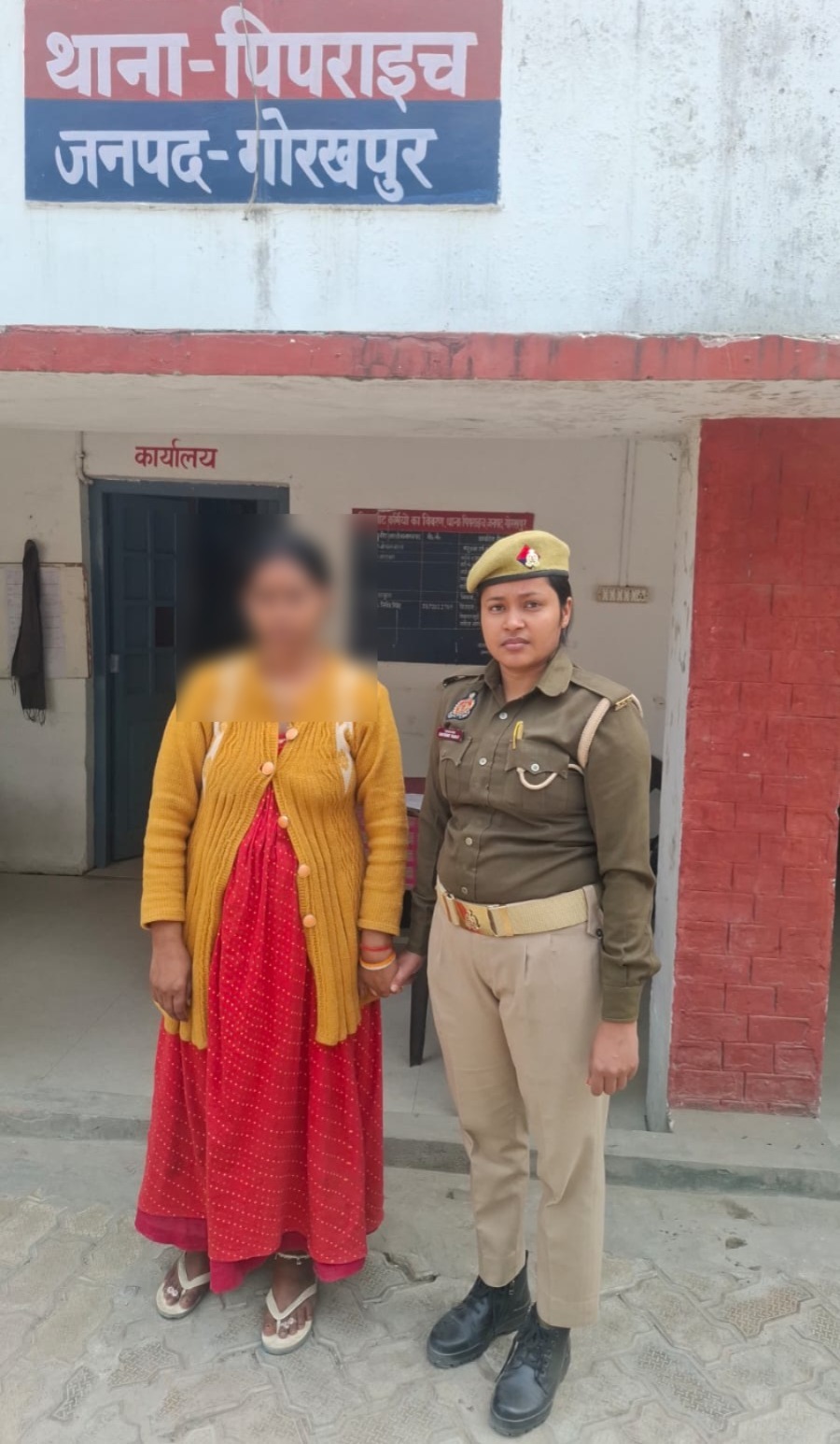 पिपराईच में सौतेली बेटी की निर्मम हत्या, आरोपी महिला गिरफ्तार