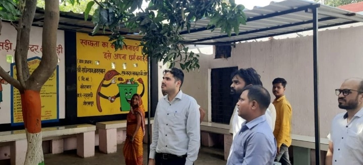मुख्य विकास अधिकारी ने मनरेगा कार्यों का किया औचक निरीक्षण 