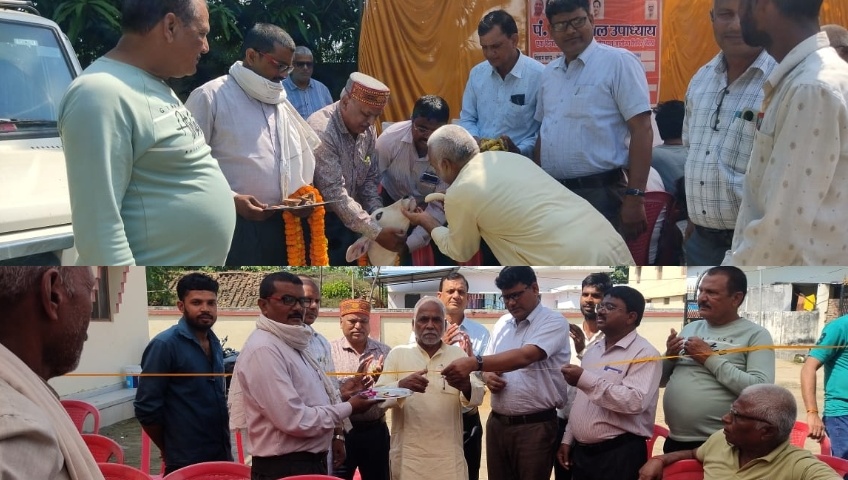 खोराबार में हुआ पंडित दीनदयाल उपाध्याय पशु आरोग्य मेला शिविर