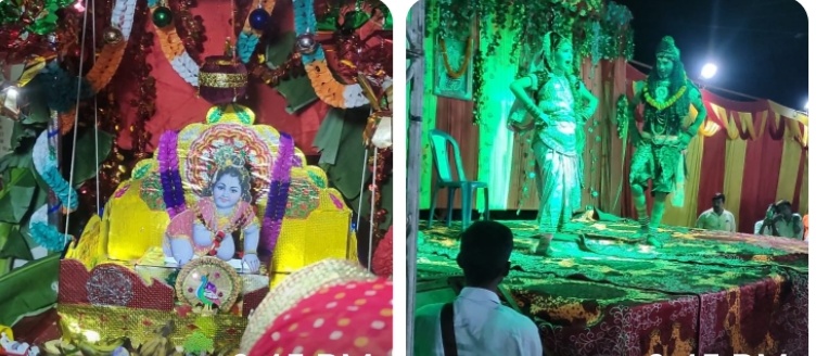 सोनबरसा बजार -:  हरिहर शिव मंदिर पर श्री, कृष्ण जन्माष्टमी धूम धाम से मनाया गया